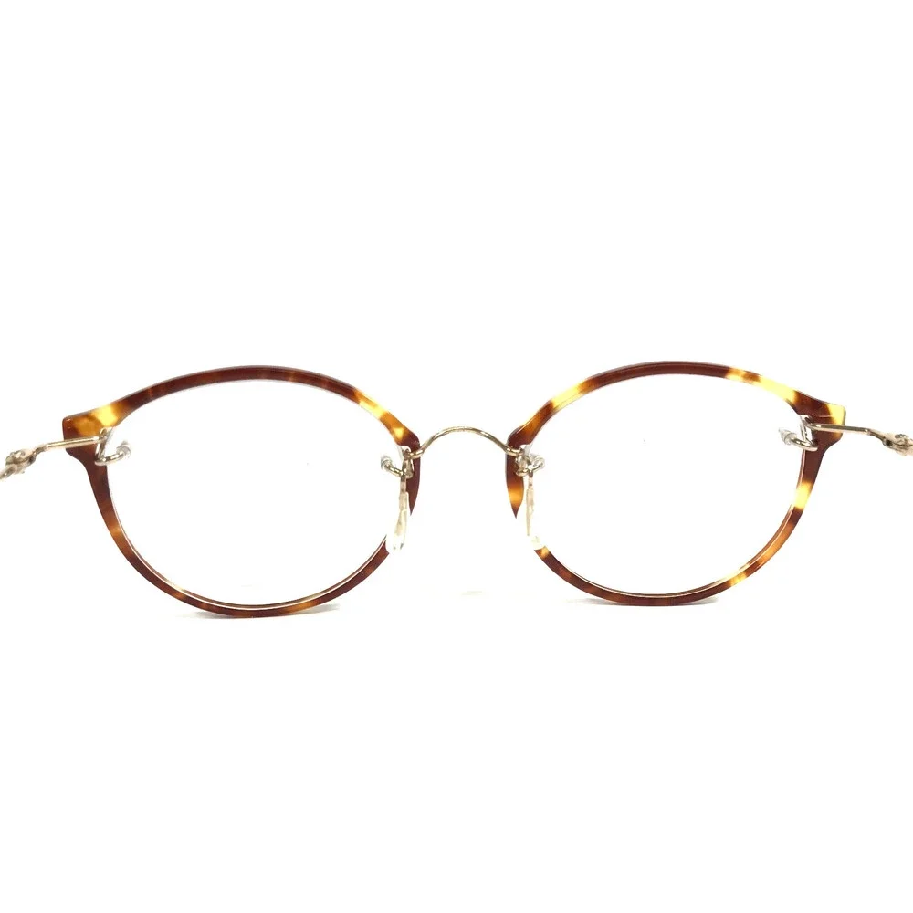 Kazuo Kawasaki Eyeglasses Frames KOOKI MP-631 Tortoise Round Titanium 48-15-140